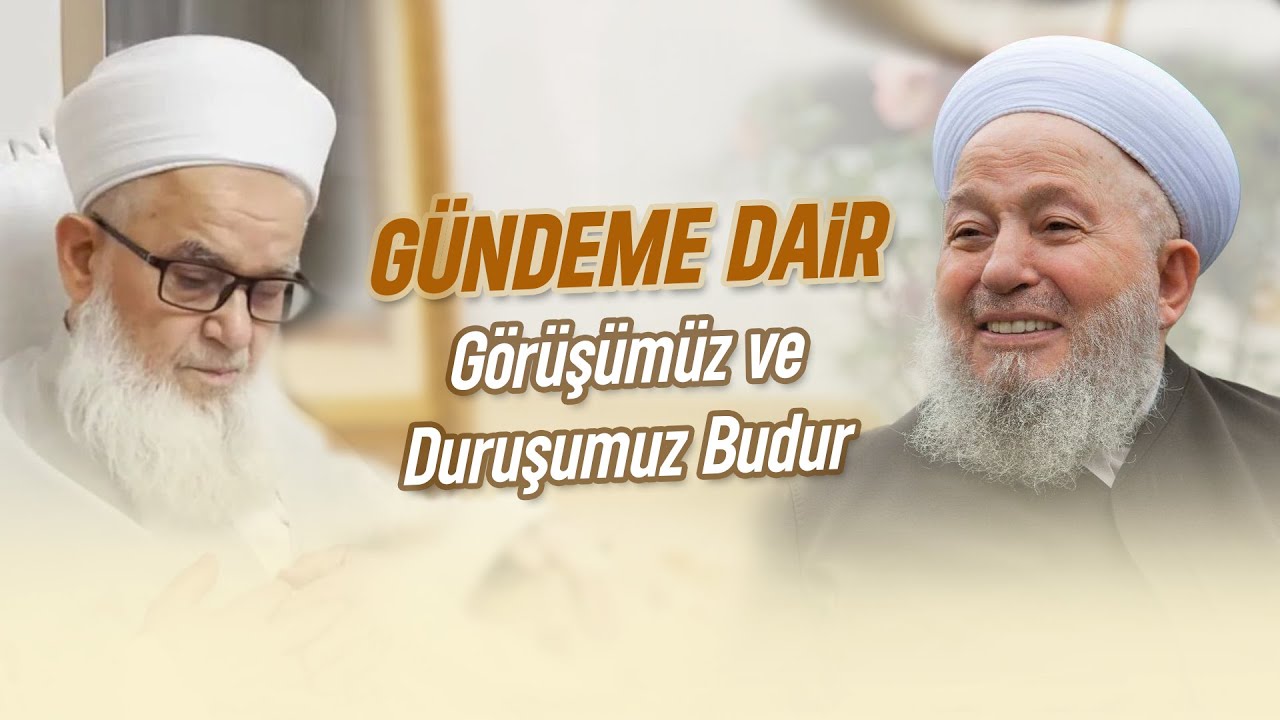 Görüşümüz ve Duruşumuz Budur!