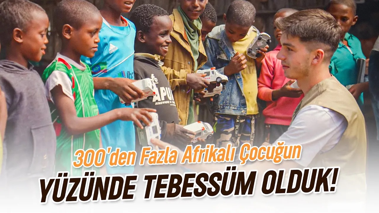 300'den Fazla Afrikalı Çocuğun Yüzünde Tebessüm Olduk!
